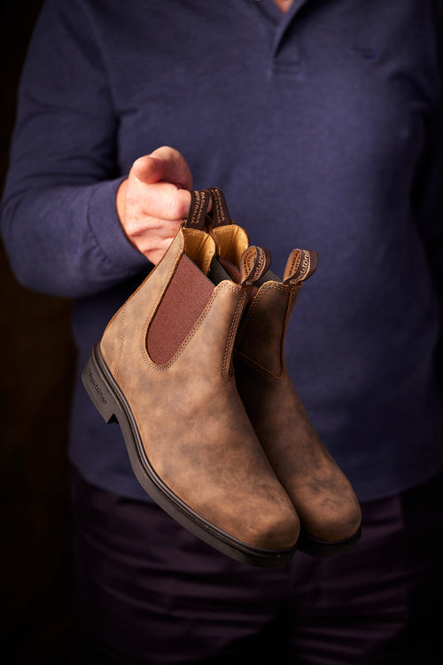 Rustic Brown Leather Chelsea Boots, Men's Dress 1306 - Blundstone New Zealand Rustic Brown Leather Chelsea Boots, Men's Dress 1306 - Blundstone New Zealand