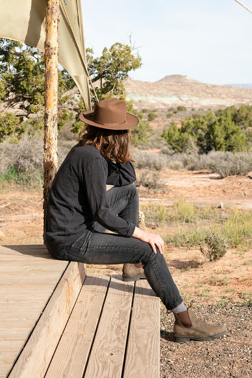 Rustic Brown Leather Chelsea Boots, Women's Dress 1306 - Blundstone New Zealand Rustic Brown Leather Chelsea Boots, Women's Dress 1306 - Blundstone New Zealand