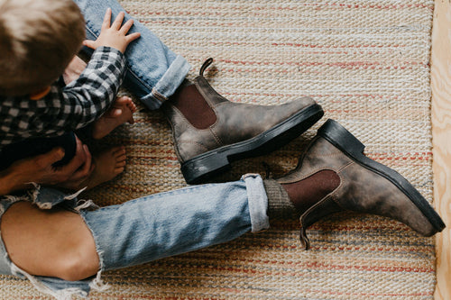 Rustic Brown Leather Chelsea Boots, Women's Dress 1306 - Blundstone New Zealand Rustic Brown Leather Chelsea Boots, Women's Dress 1306 - Blundstone New Zealand