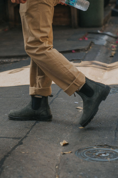 Lifestyle Men 9 image of Blundstone Men's Classics #587 in Rustic Black