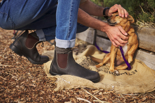 Lifestyle Men 8 image of Blundstone Men's Originals #500 in Stout Brown