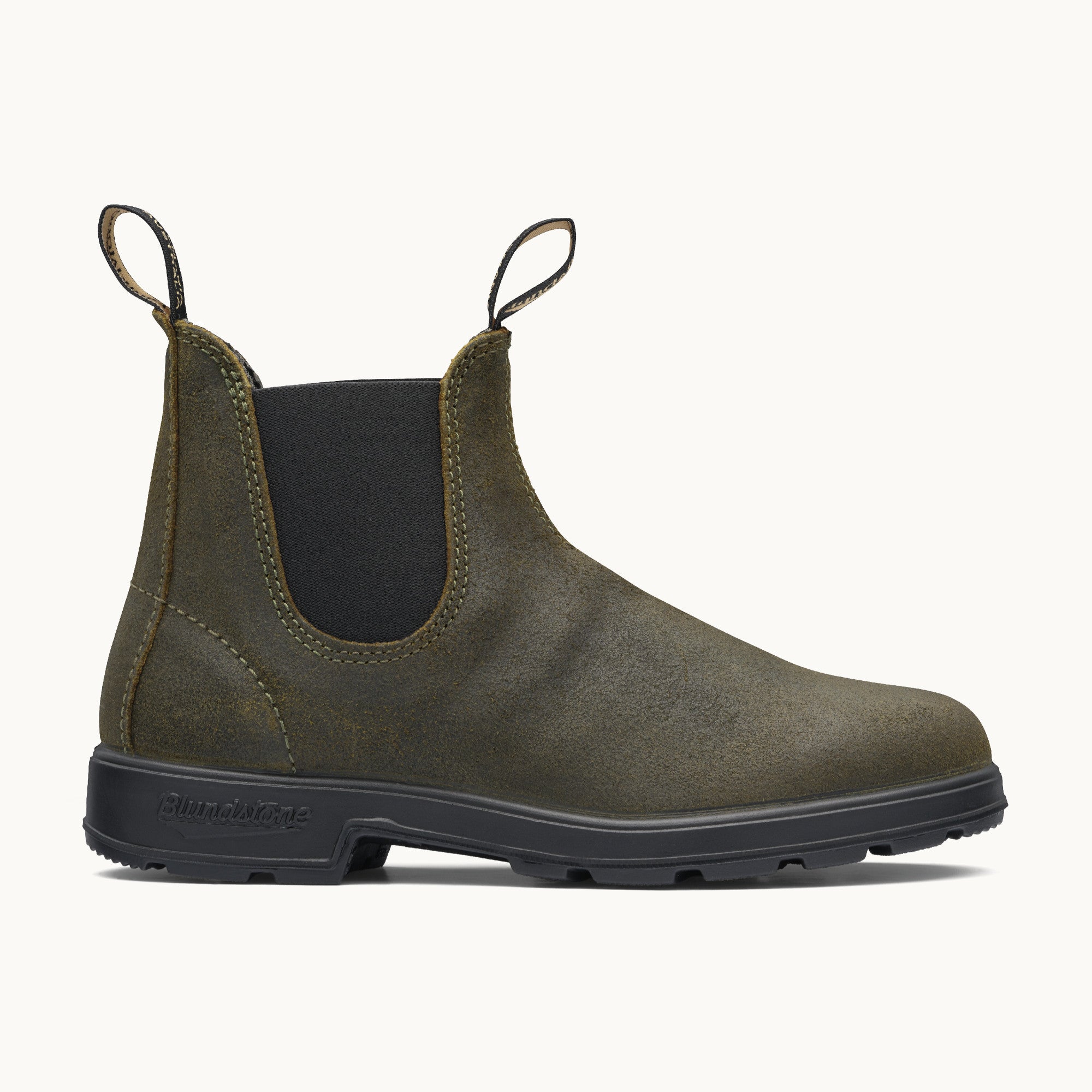 Dark Olive Suede Leather Suede Boots, Men's Originals 1615